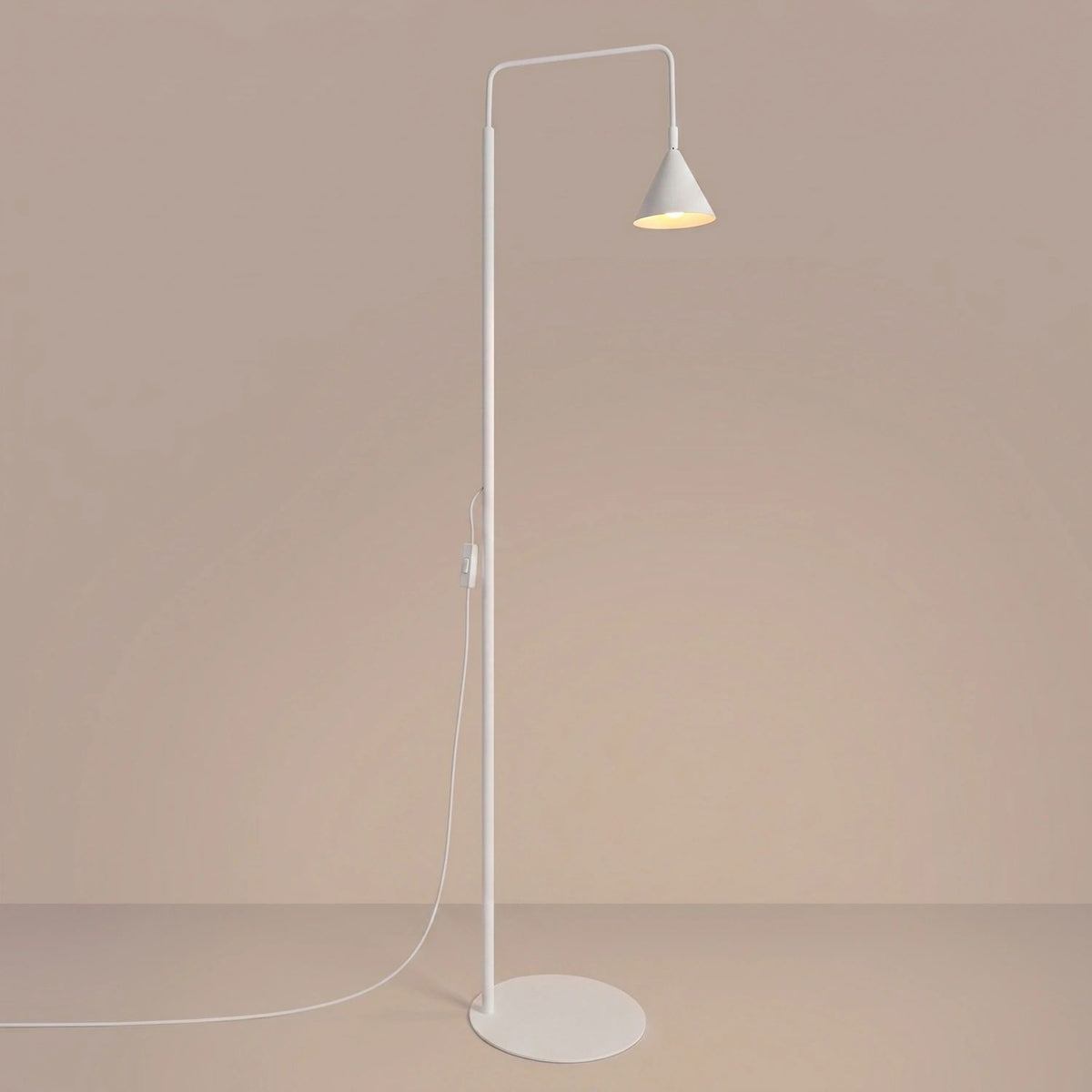 
Design Stehlampe „Nox“ - Weiss
