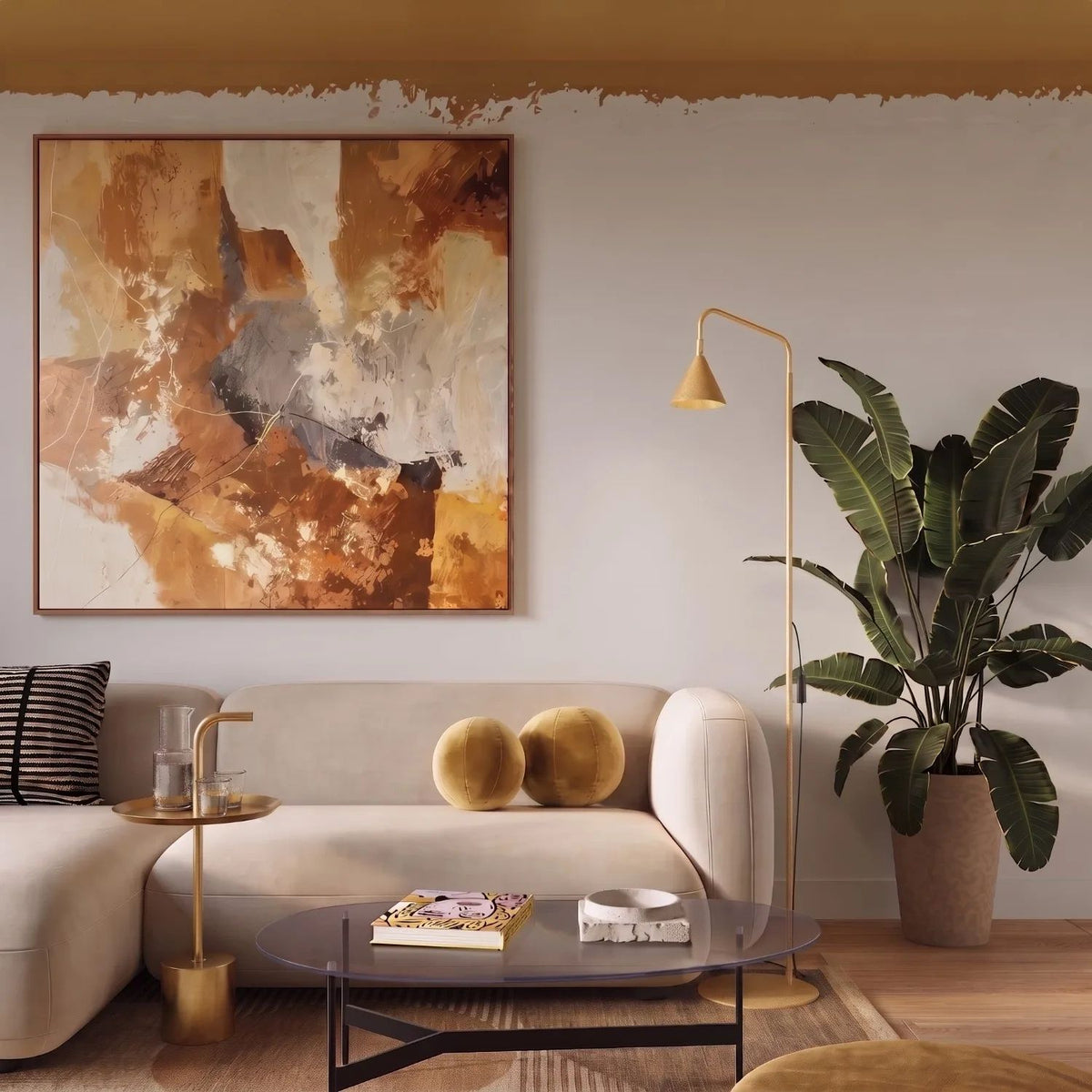 
Design Stehlampe „Nox“ - Gold