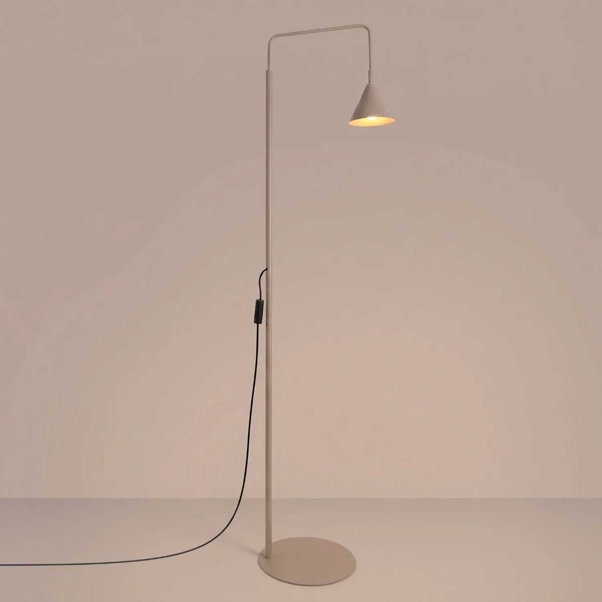 
Design Stehlampe „Nox“ - Taupe