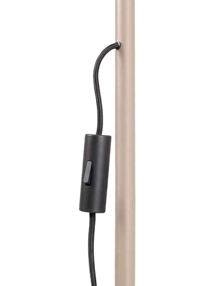 
Design Stehlampe „Nox“ - Taupe