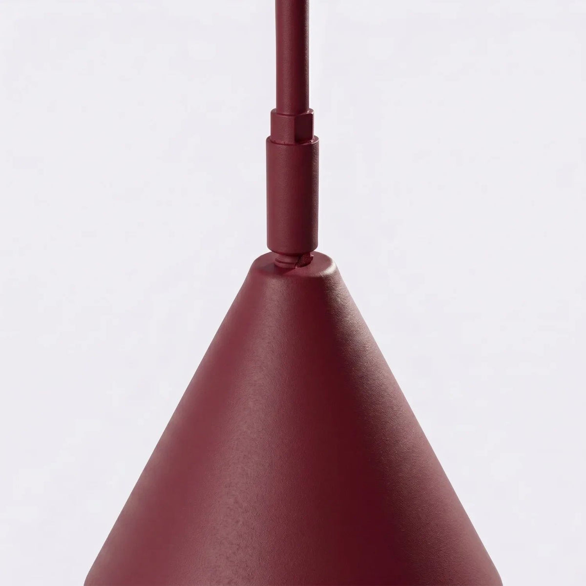 
Design Stehlampe „Nox“ - Burgundrot