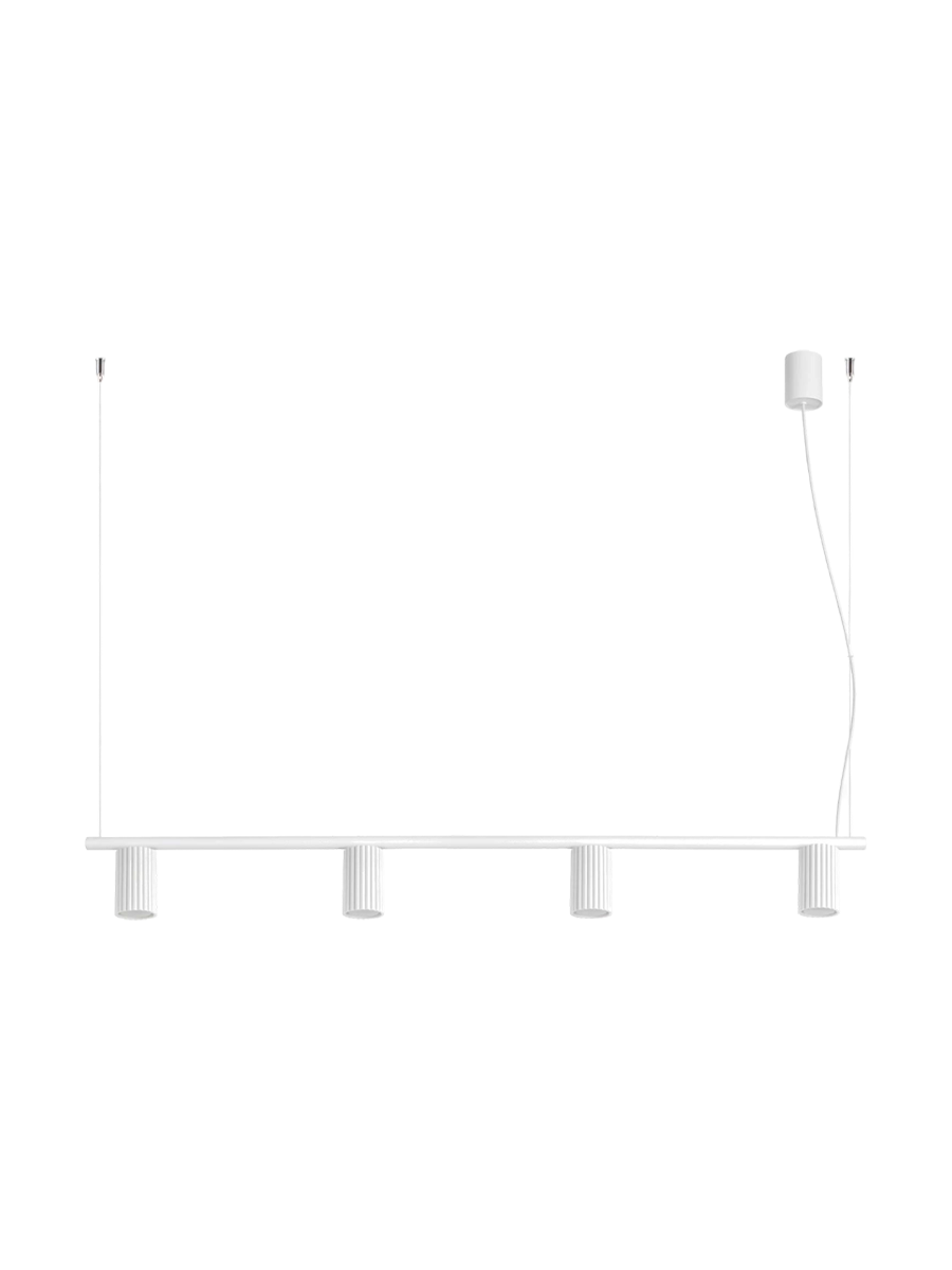 
Design Hängelampe „Karbon“ 4-flammig - Braun