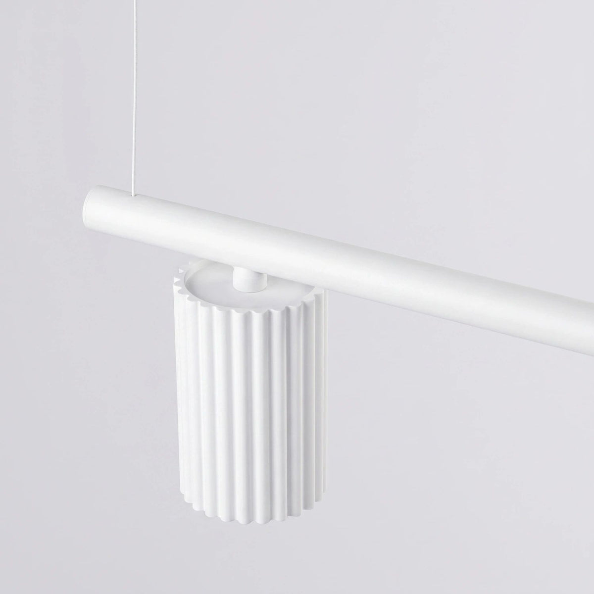 
Design Hängelampe „Karbon“ 4-flammig - Weiss