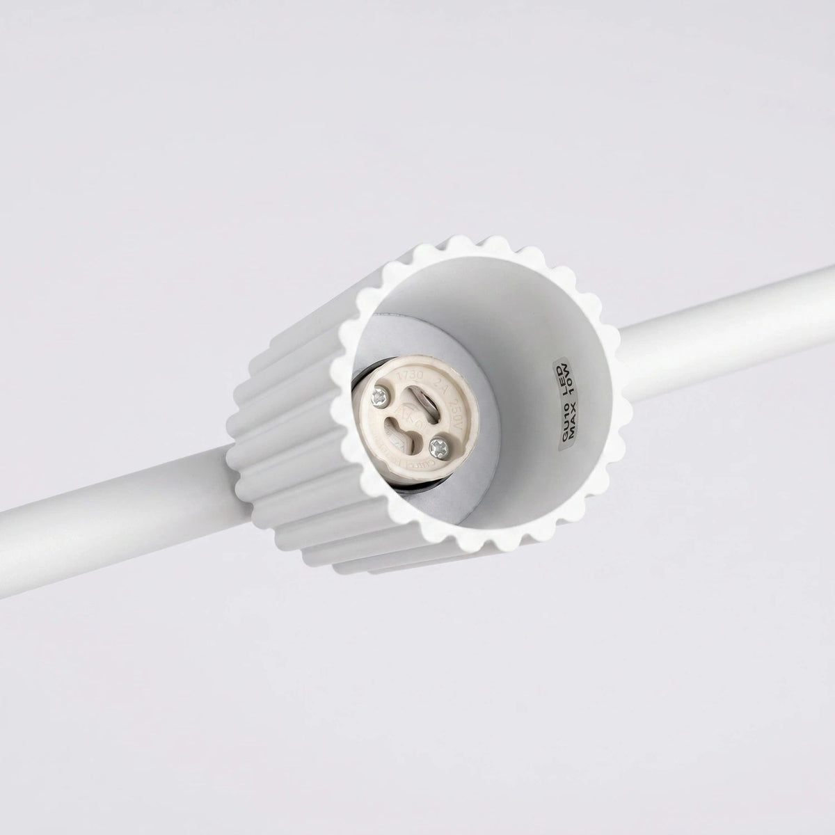 
Design Hängelampe „Karbon“ 4-flammig - Weiss