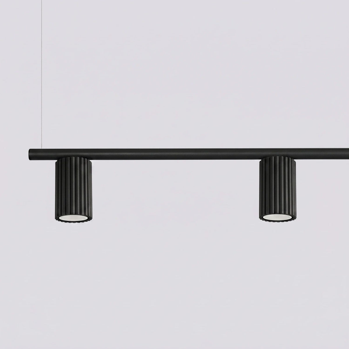 
Design Hängelampe „Karbon“ 4-flammig - Schwarz