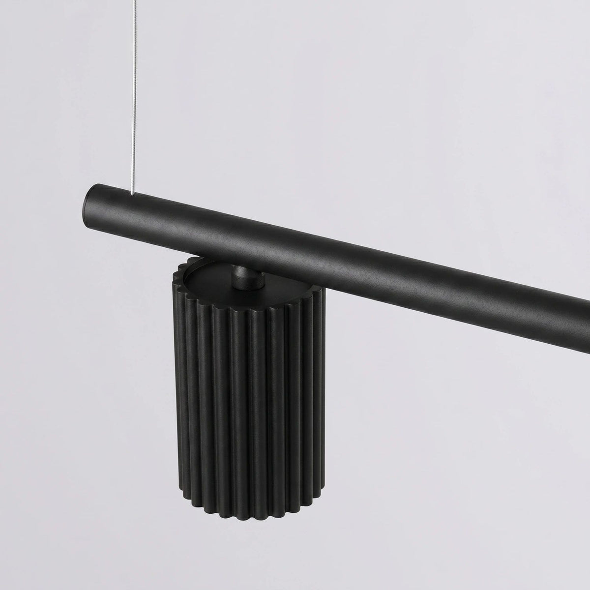 
Design Hängelampe „Karbon“ 4-flammig - Schwarz