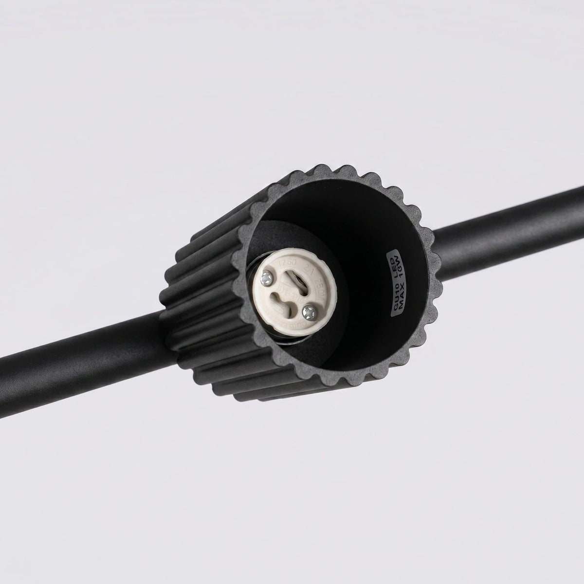 
Design Hängelampe „Karbon“ 4-flammig - Schwarz
