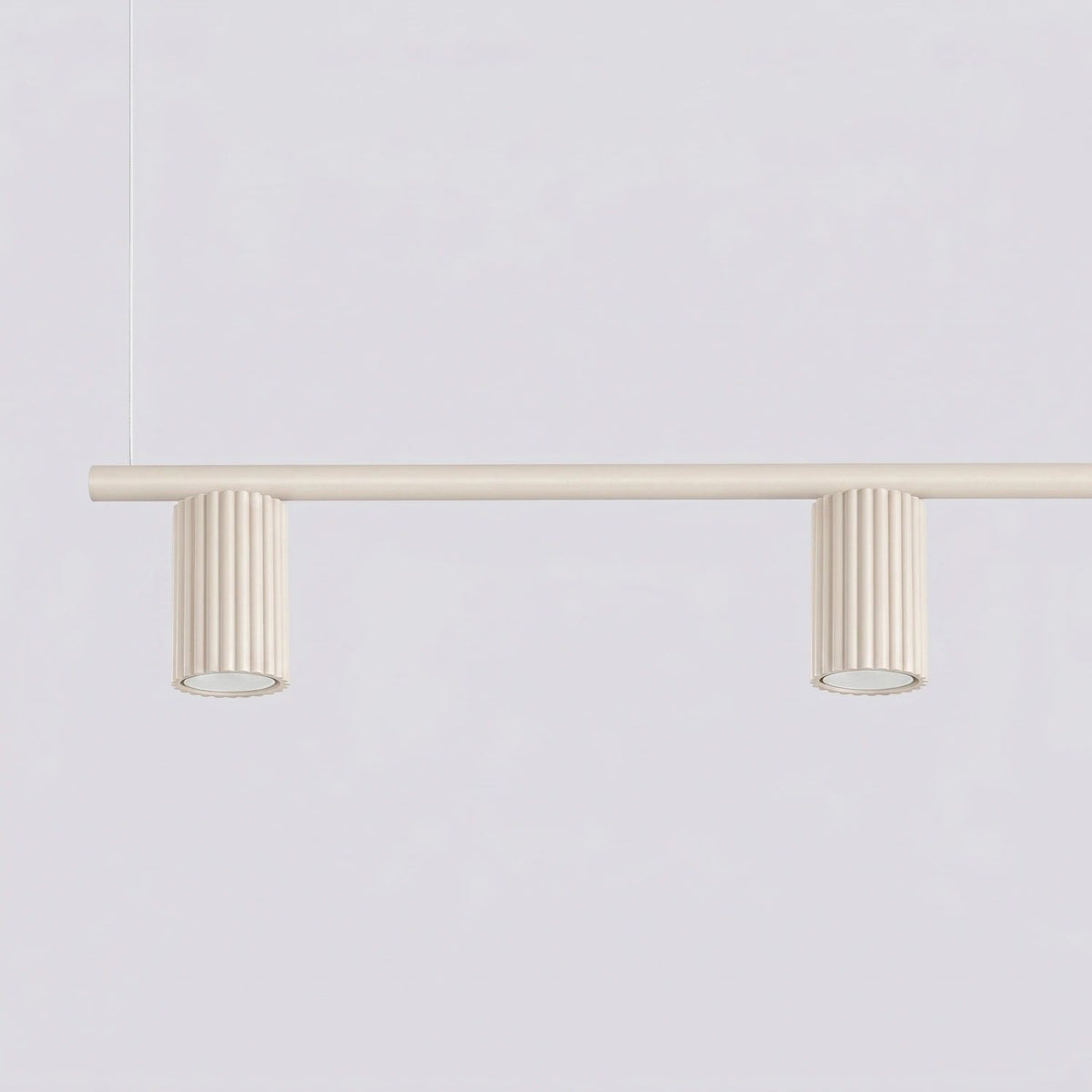 
Lampada a sospensione di design «Karbon» a 4 luci - Beige