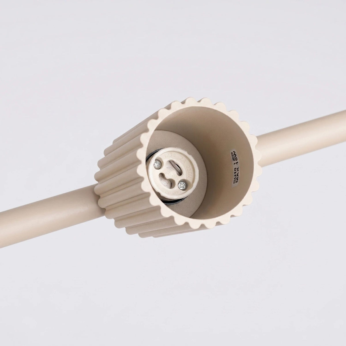 
Lampada a sospensione di design «Karbon» a 4 luci - Beige