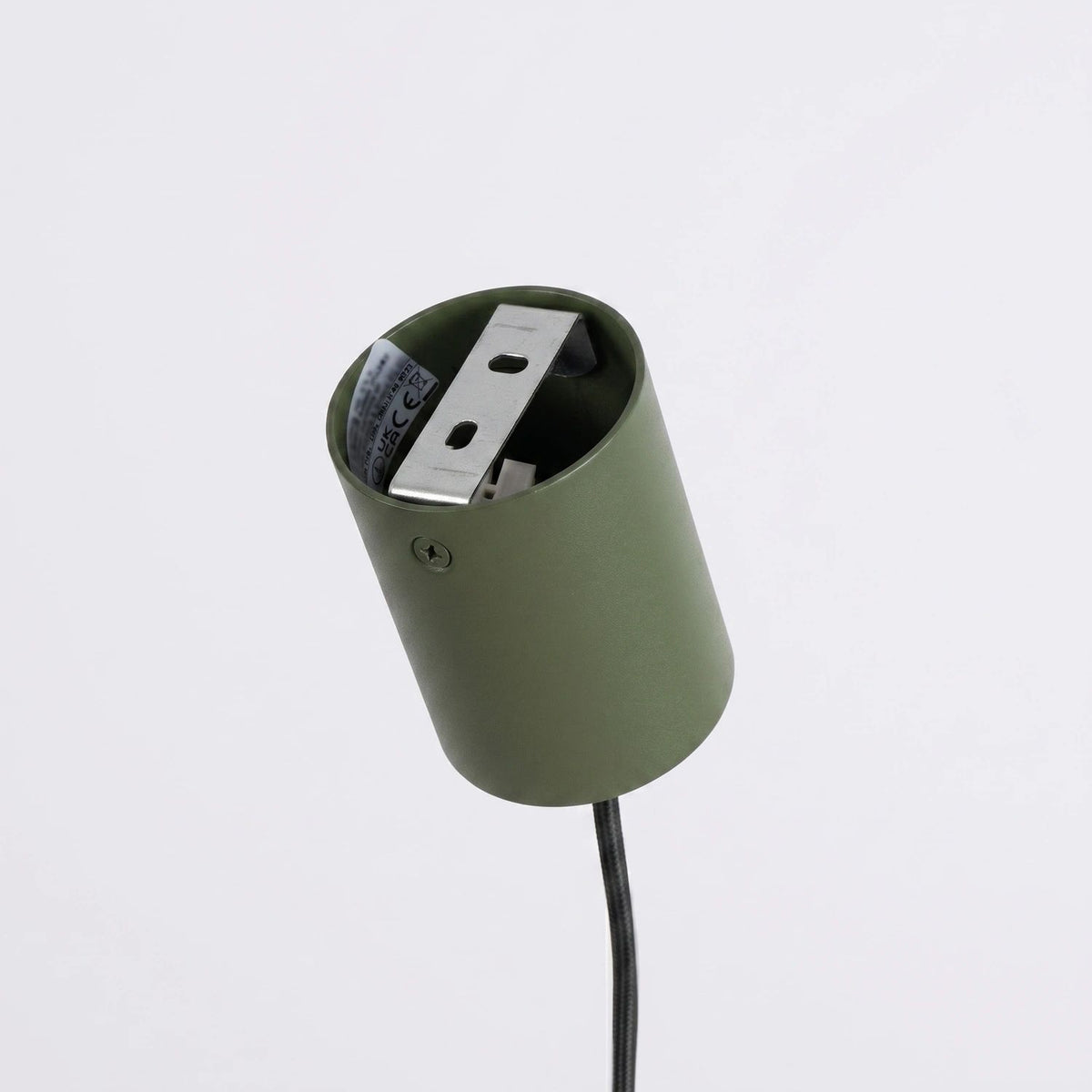 
Design Hängelampe „Karbon“ 4-flammig - Olivgrün