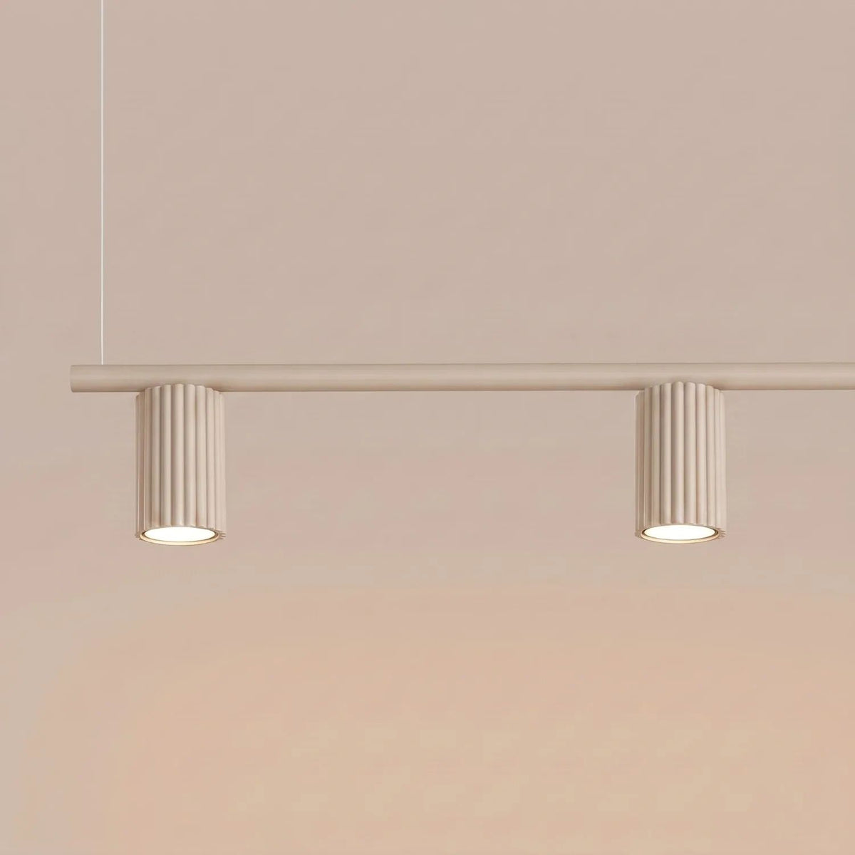 
Design Hängelampe „Karbon“ 4-flammig - Taupe