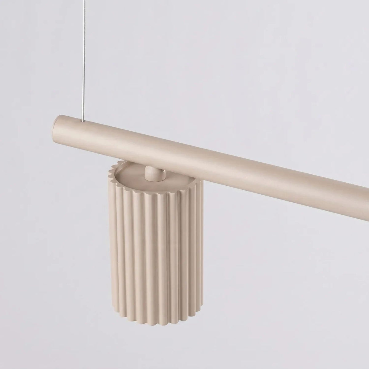 
Design Hängelampe „Karbon“ 4-flammig - Taupe
