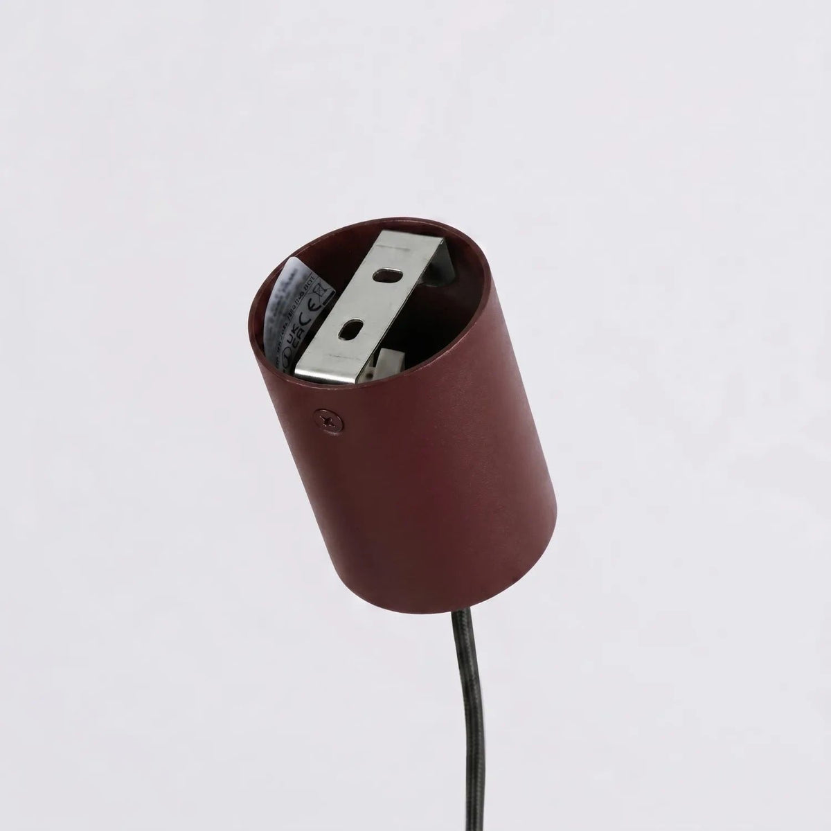 
Design Hängelampe „Karbon“ 4-flammig - Burgundrot