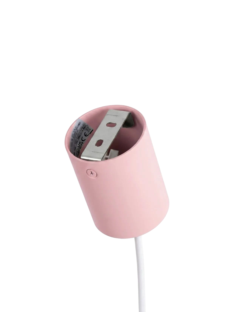 
Design Hängelampe „Karbon“ 4-flammig - Rosa