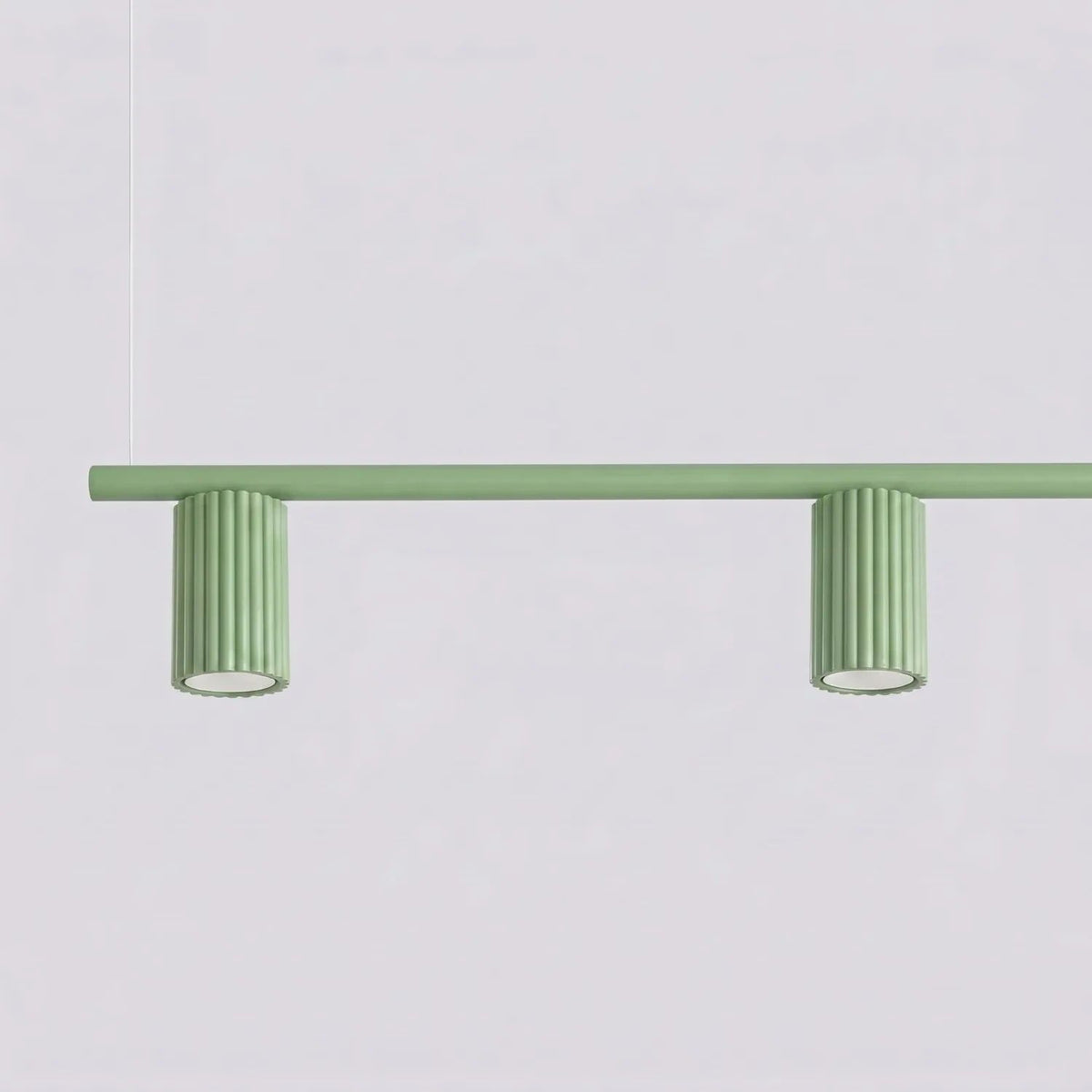 
Lampada a sospensione di design «Karbon» a 4 luci - Verde salvia