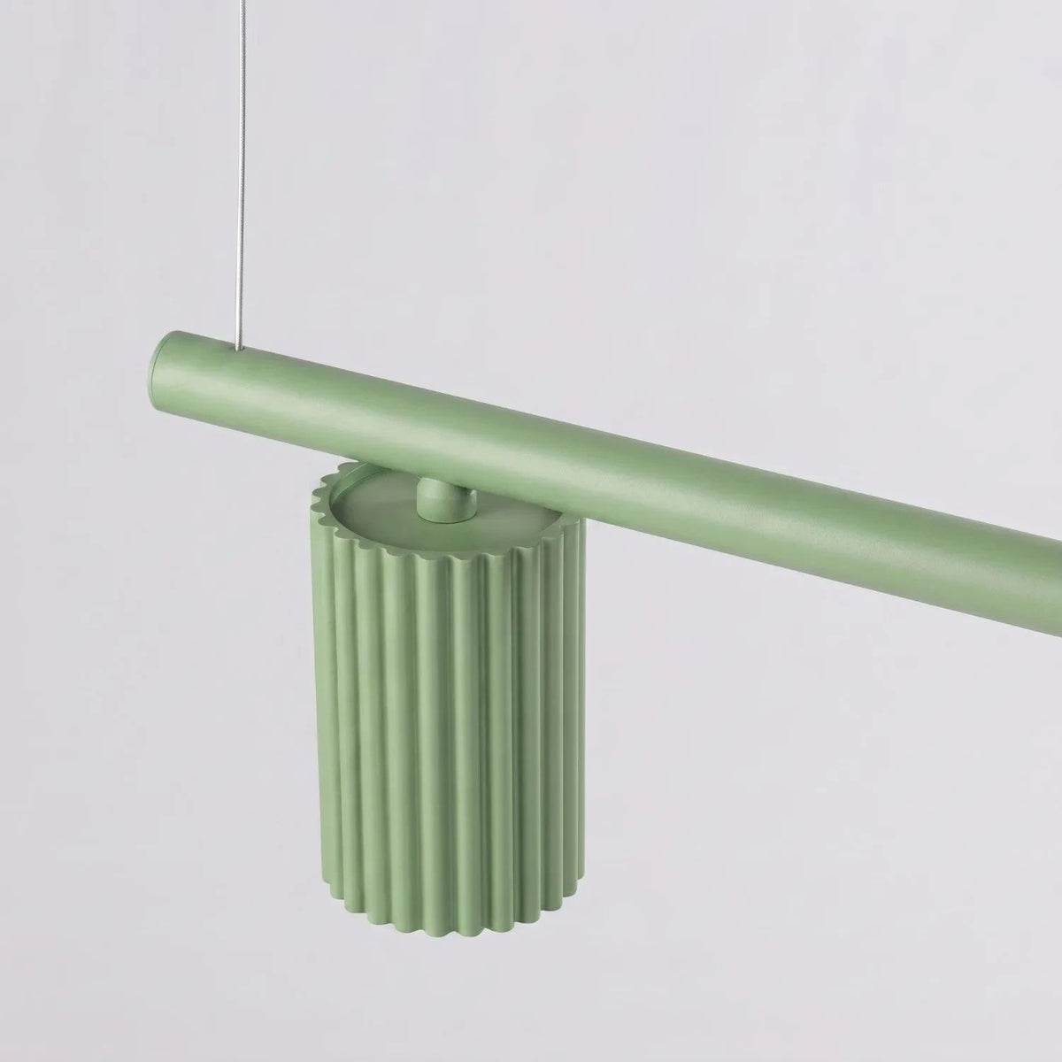 
Lampada a sospensione di design «Karbon» a 4 luci - Verde salvia