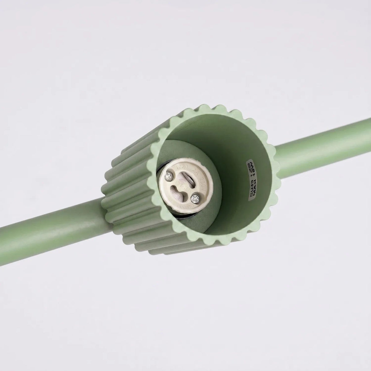 
Lampada a sospensione di design «Karbon» a 4 luci - Verde salvia