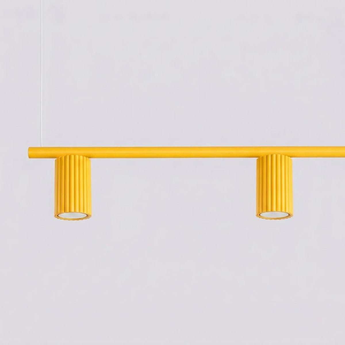 
Lampada a sospensione di design «Karbon» a 4 luci - Giallo