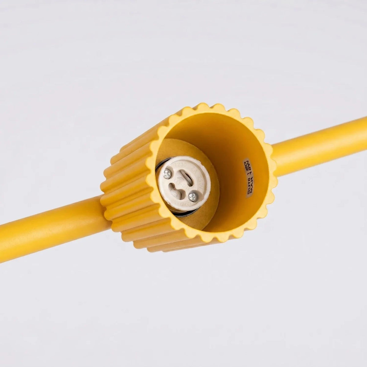 
Lampada a sospensione di design «Karbon» a 4 luci - Giallo