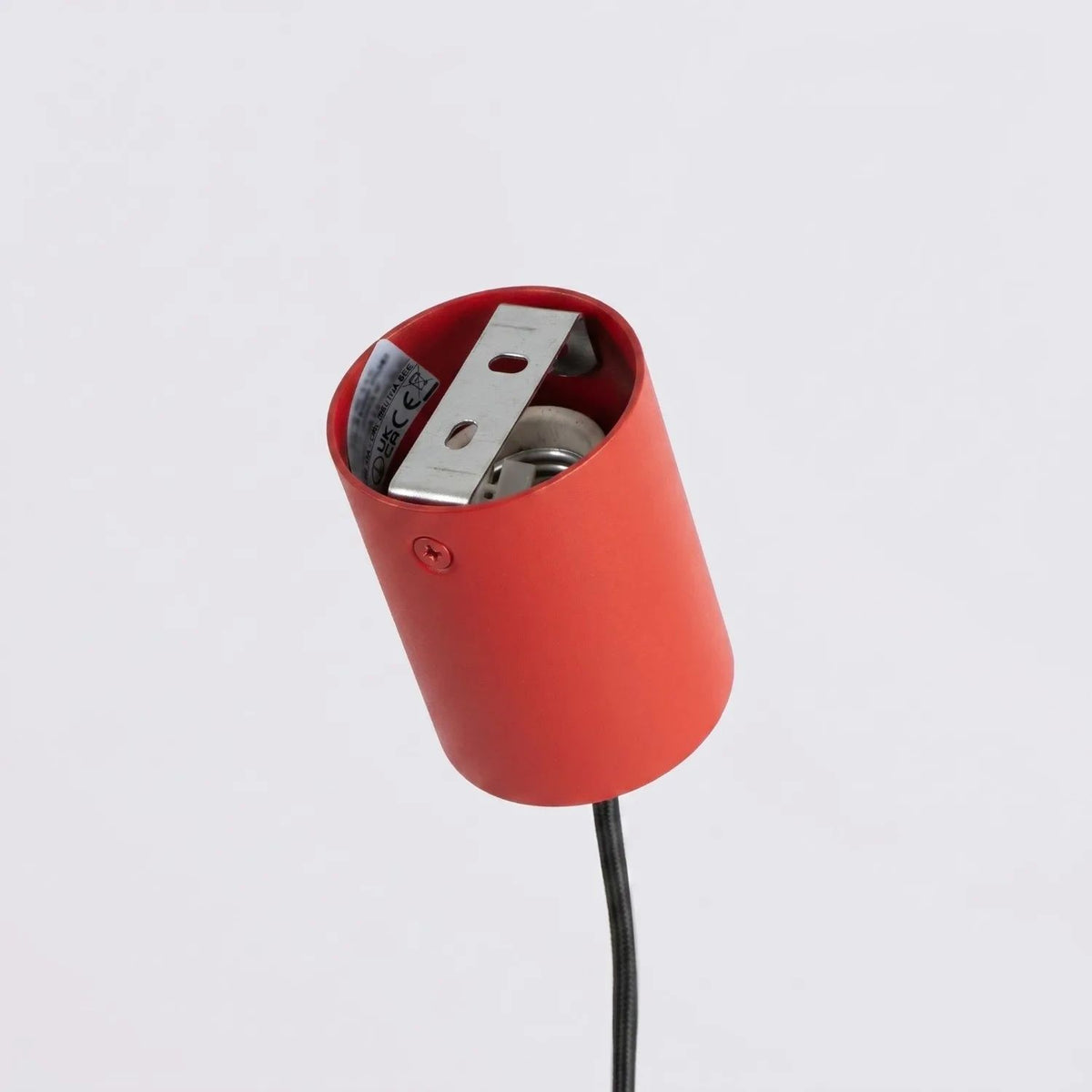 
Design Hängelampe „Karbon“ 4-flammig - Rot
