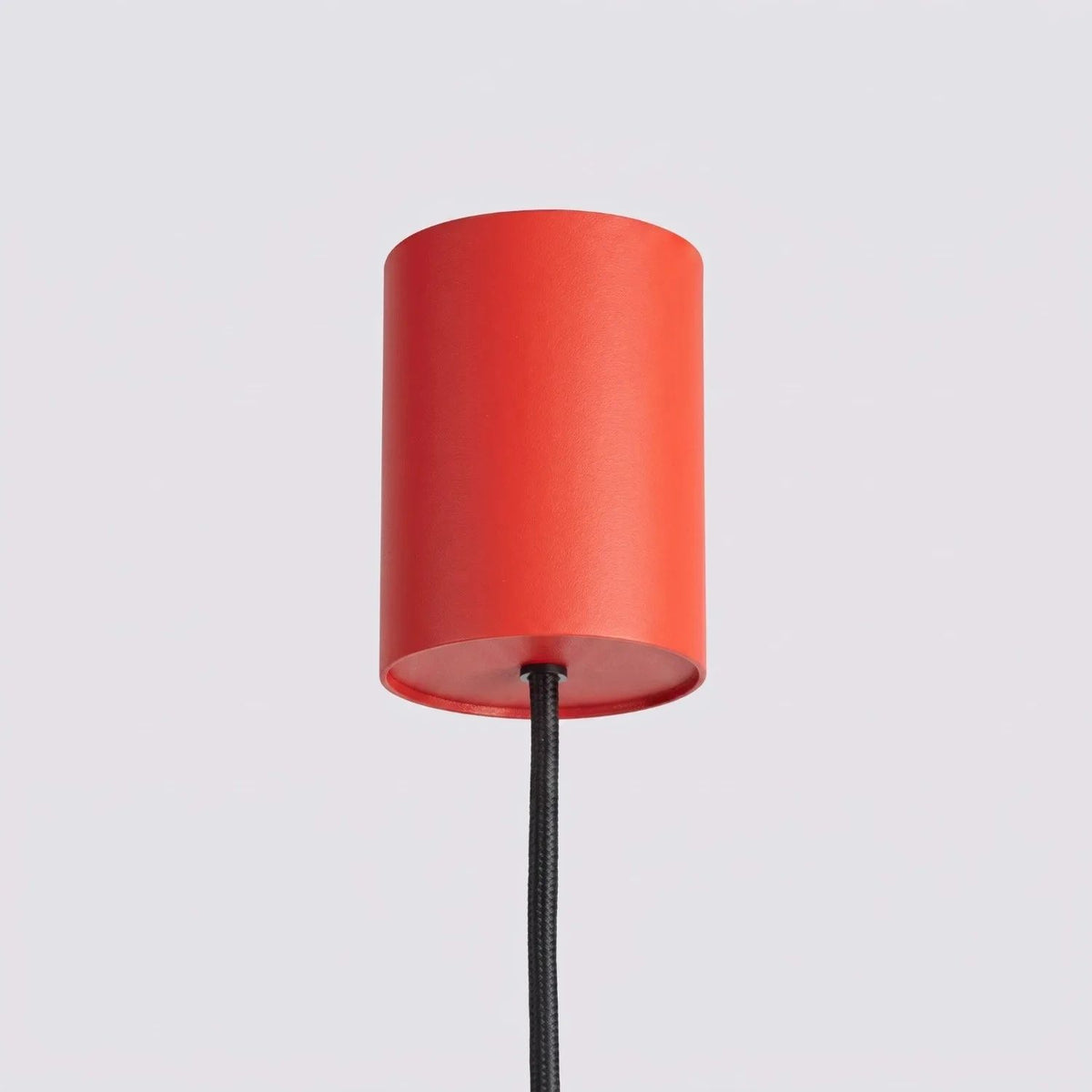 
Design Hängelampe „Karbon“ 4-flammig - Rot