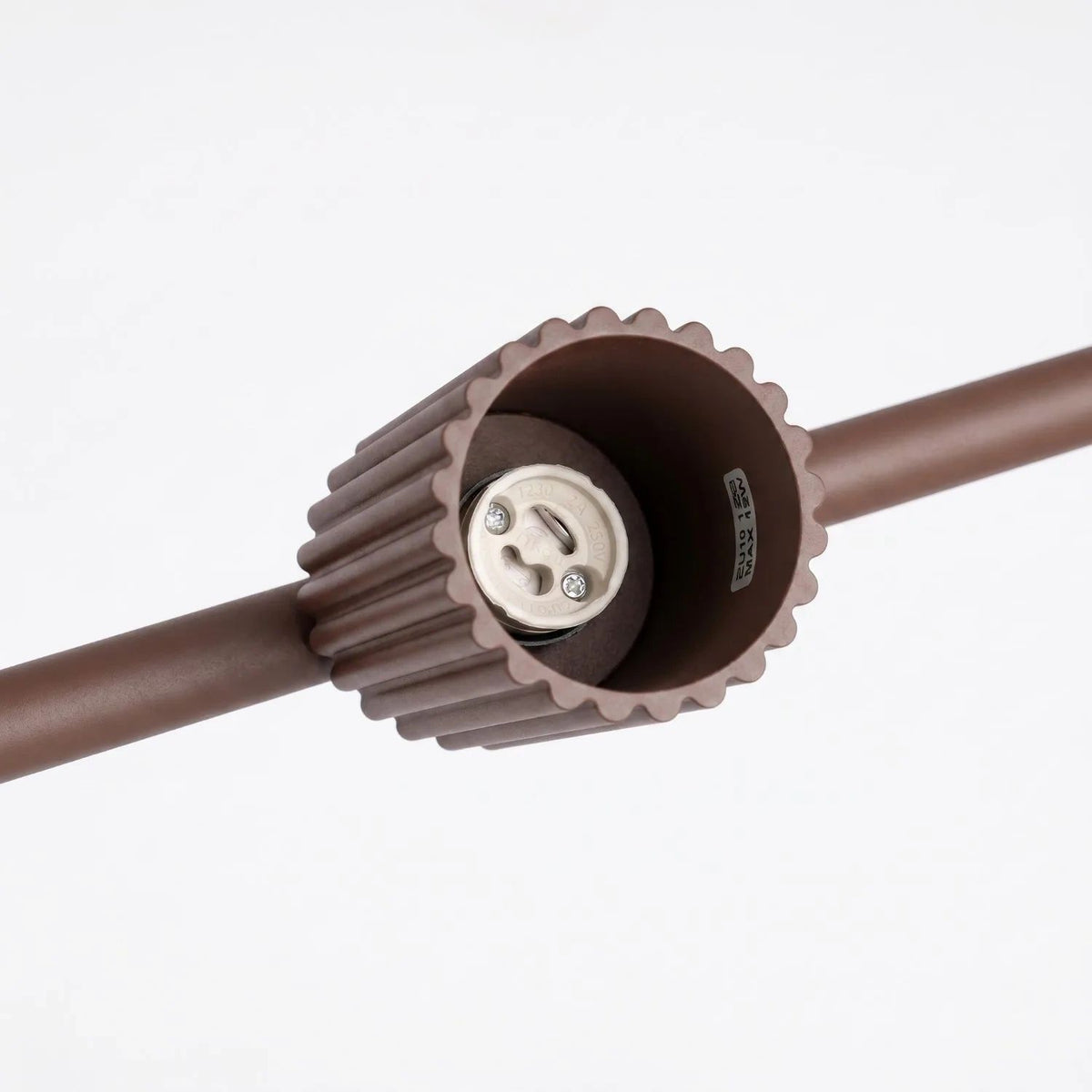 
Design Hängelampe „Karbon“ 4-flammig - Braun