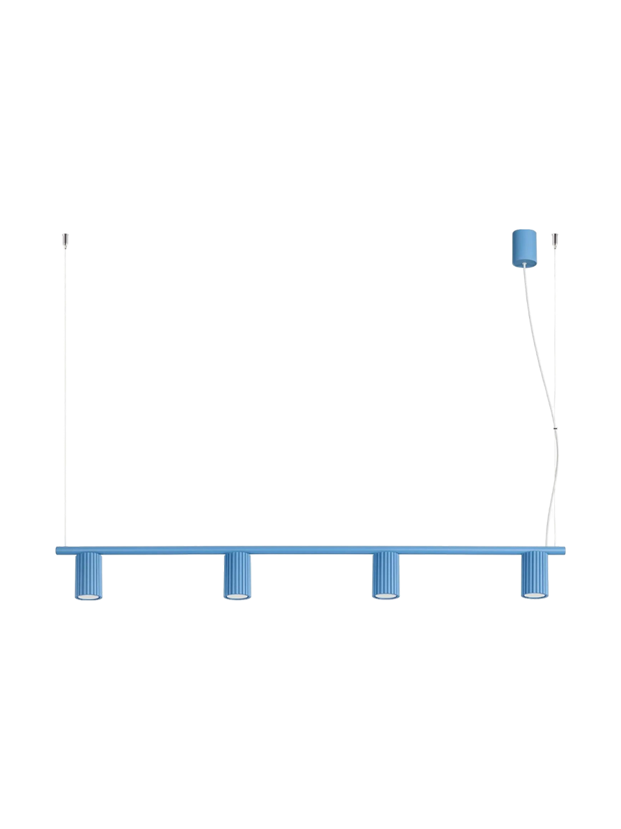 
Design Hängelampe „Karbon“ 4-flammig - Braun