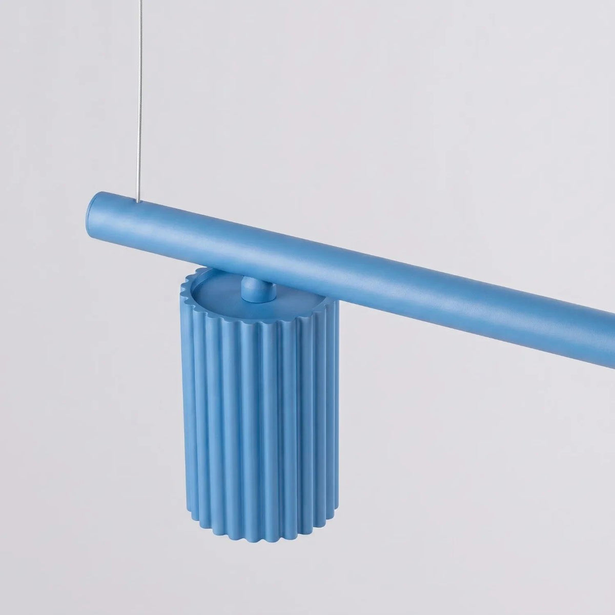 
Lampada a sospensione di design «Karbon» a 4 luci - Azzurro chiaro