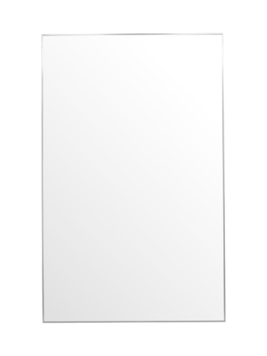 
Large Designer Wall and Leaner Mirror "Orlando" 120 x 190 cm - Silver