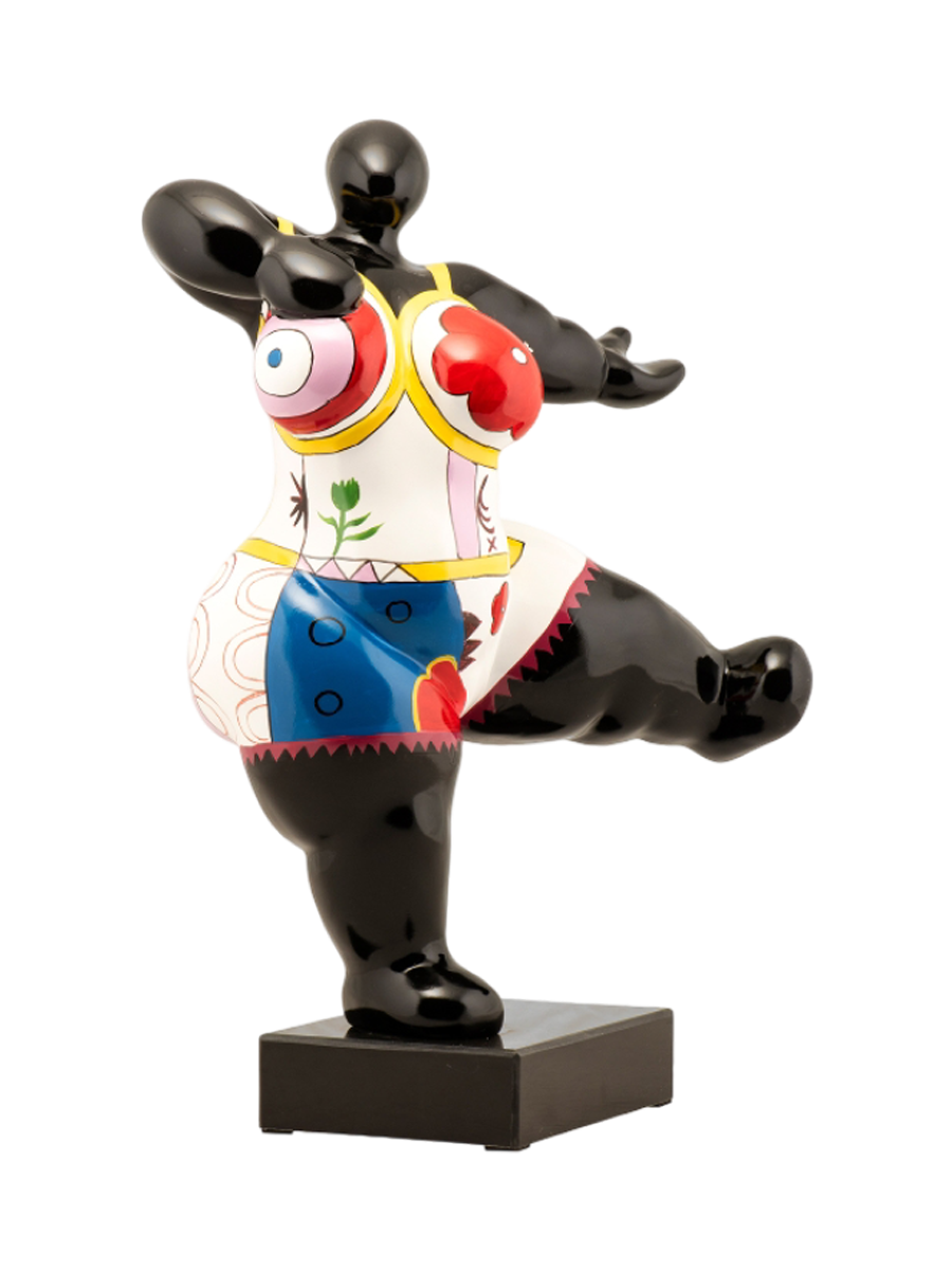 
Scultura di design realizzata a mano «Omaggio a Niki de Saint Phalle I» 53 x 36 cm