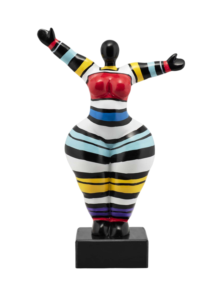 
Sculpture design artisanale « Hommage à Niki de Saint Phalle » 34 x 22 cm