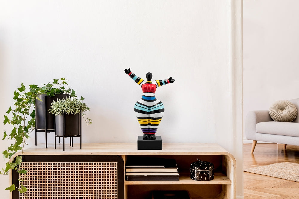 
Sculpture design artisanale « Hommage à Niki de Saint Phalle » 34 x 22 cm