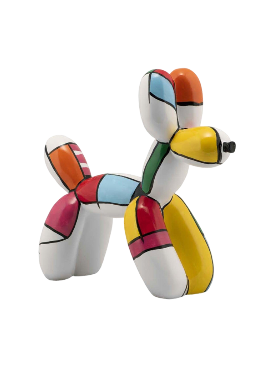 
Scultura di design realizzata a mano «Cane fatto di palloncini» 27 x 33 cm