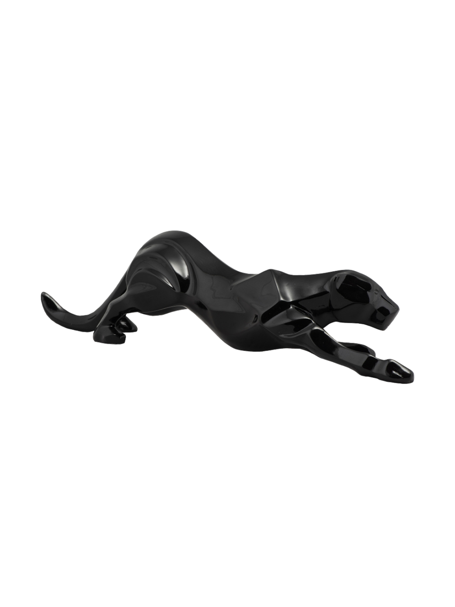 
Scultura di design realizzata a mano «Pantera furtiva» 13 x 54 cm