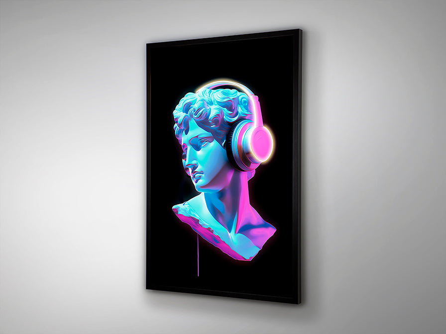 
Quadro da parete di design “Busto” con illuminazione LED