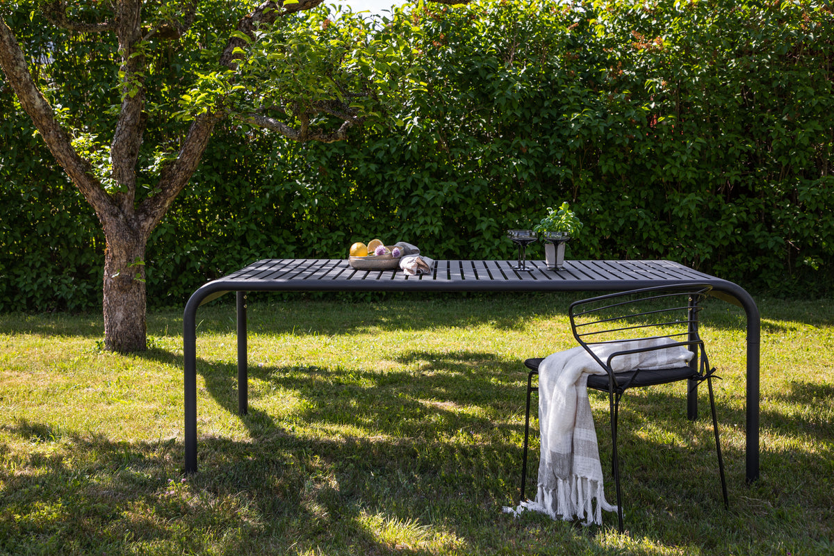 
Gartentisch „Borneo“ 200 x 100 cm - Schwarz