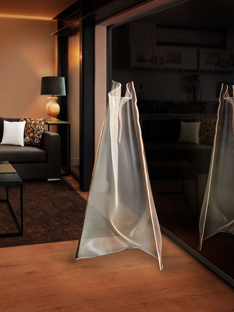 
LED Design Stehlampe „Velos“ - Roségold