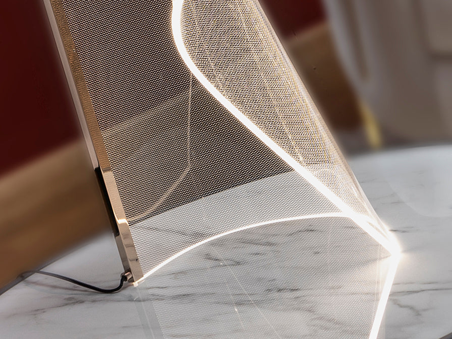 
LED Design Tischlampe „Velos“ - Roségold