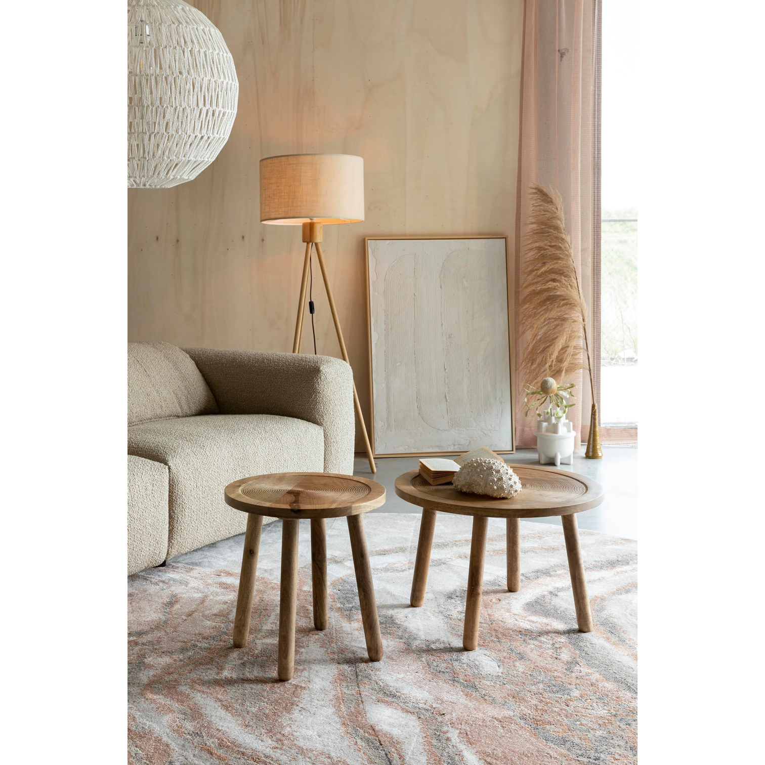 
Tapis rond design « Solar », différentes tailles - Ø 240 cm