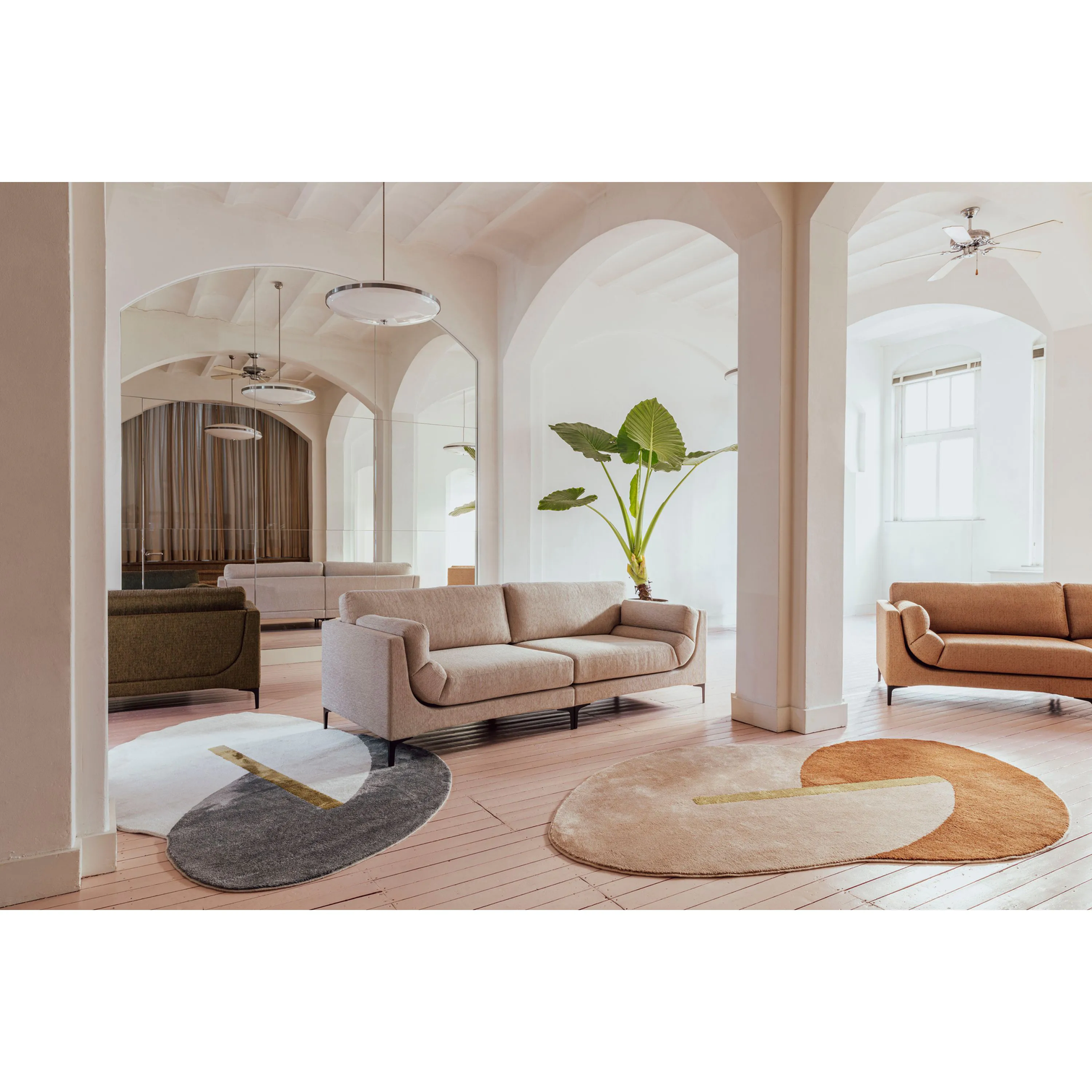 
Tapis design « Phila » 160 x 257 cm - Terre