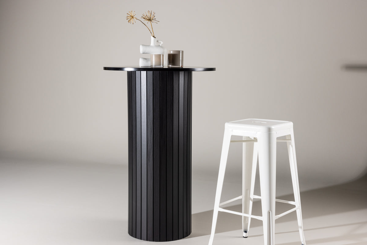 
Runder Design Bartisch „Härön“ Ø 70 x 105 cm - Schwarz