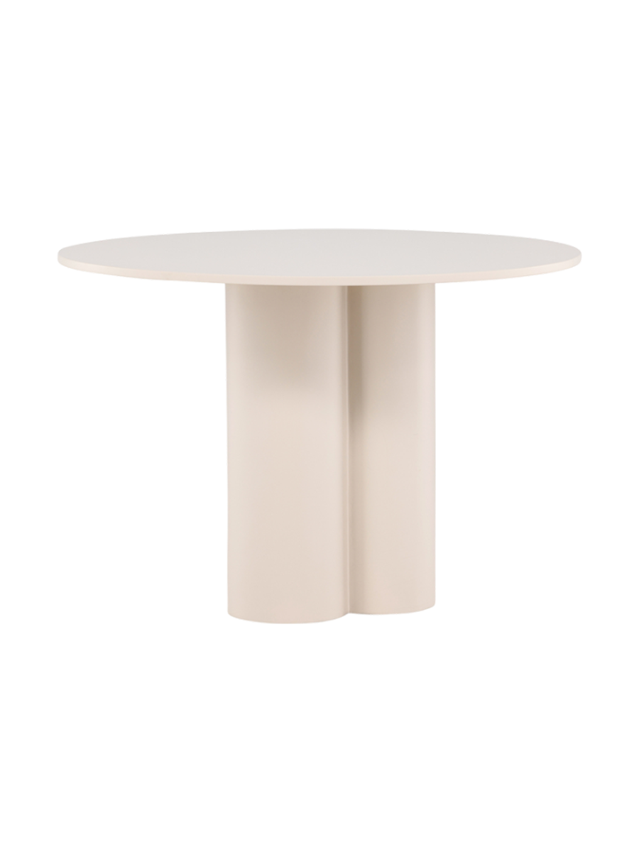 
Round Designer Dining Table "Olivia" Ø 110 cm - Beige