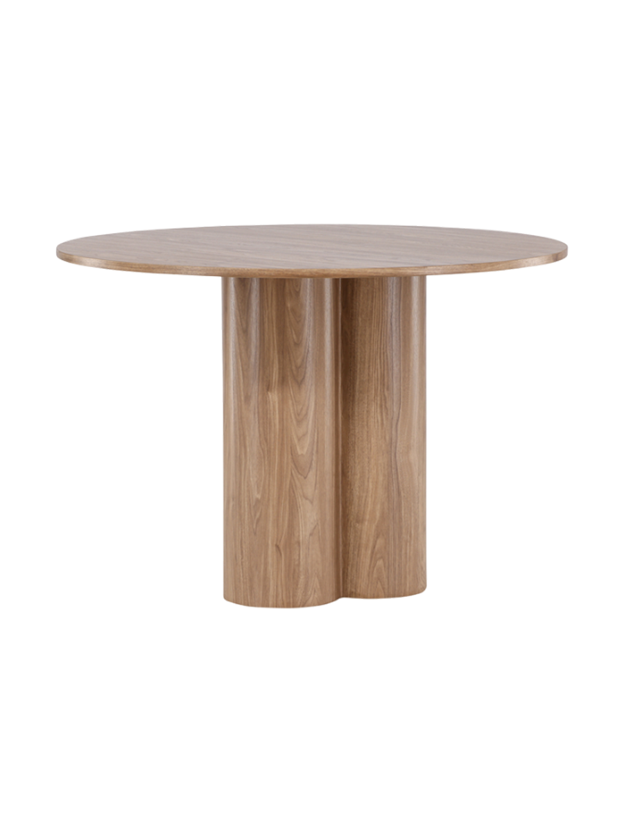 
Round Designer Dining Table "Olivia" Ø 110 cm - Brown