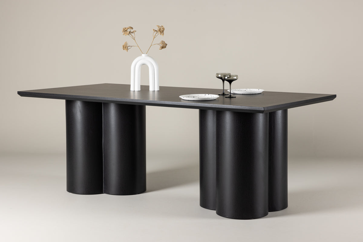 
Design Dining Table "Olivia" - 210 x 100 cm - Black