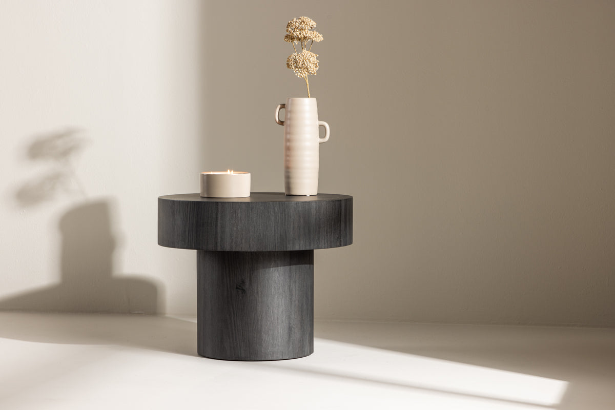 
"Malung" Designer Side Table - Black