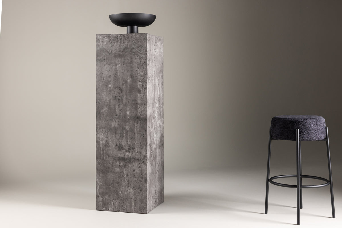 
Colonne pour fleurs et décoration «Ramsvik» – Hauteur 130 cm - Gris