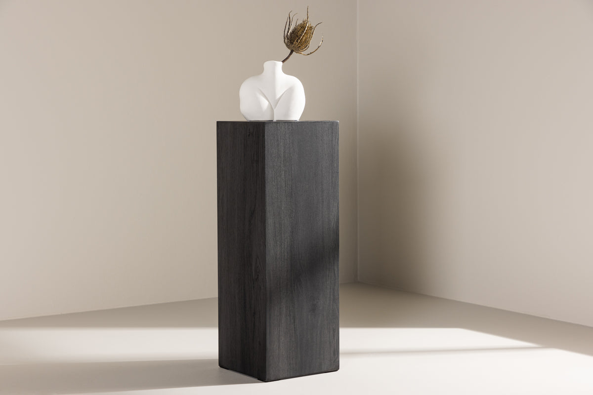
Colonne pour fleurs et décoration "Ramsvik" - Hauteur 65 cm - Noir