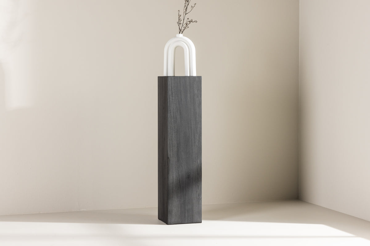 
Colonne à fleurs et décorative « Ramsvik » - Hauteur 95 cm - Noir