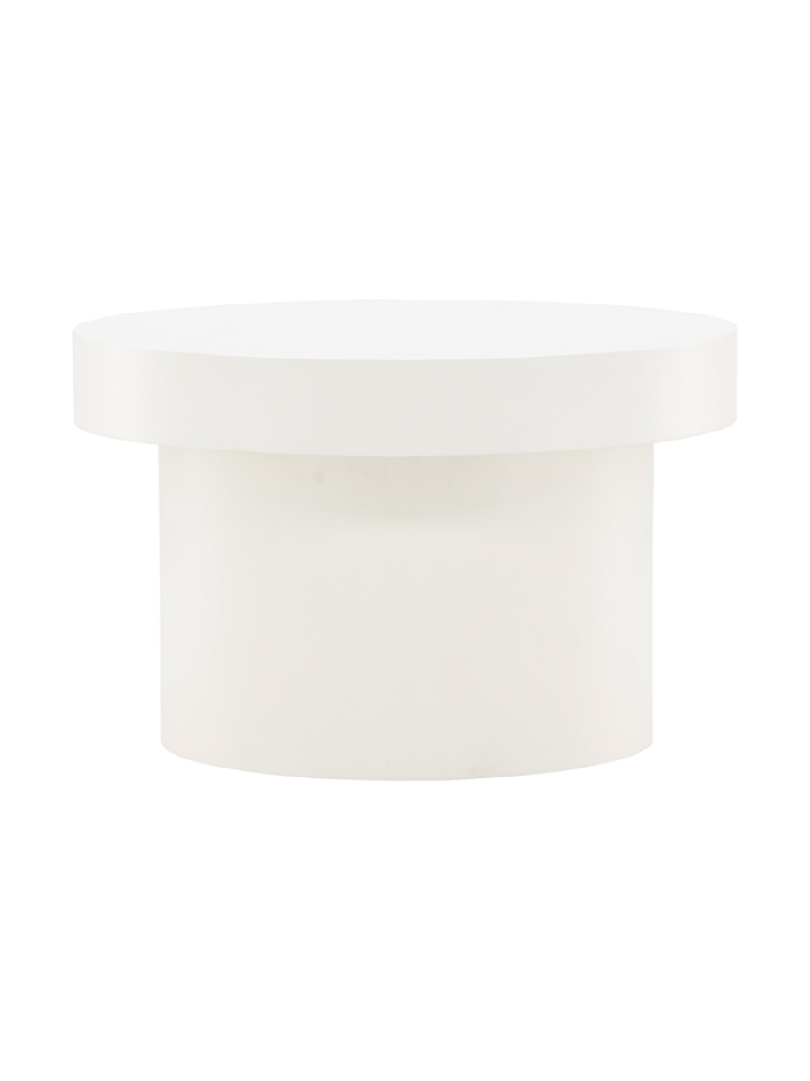
Tavolino da salotto di design „Malung“ Ø 80 cm - Bianco