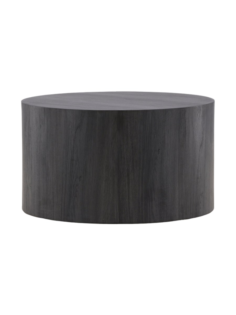 
Round Designer Coffee Table "York" - Ø 80 cm - Black